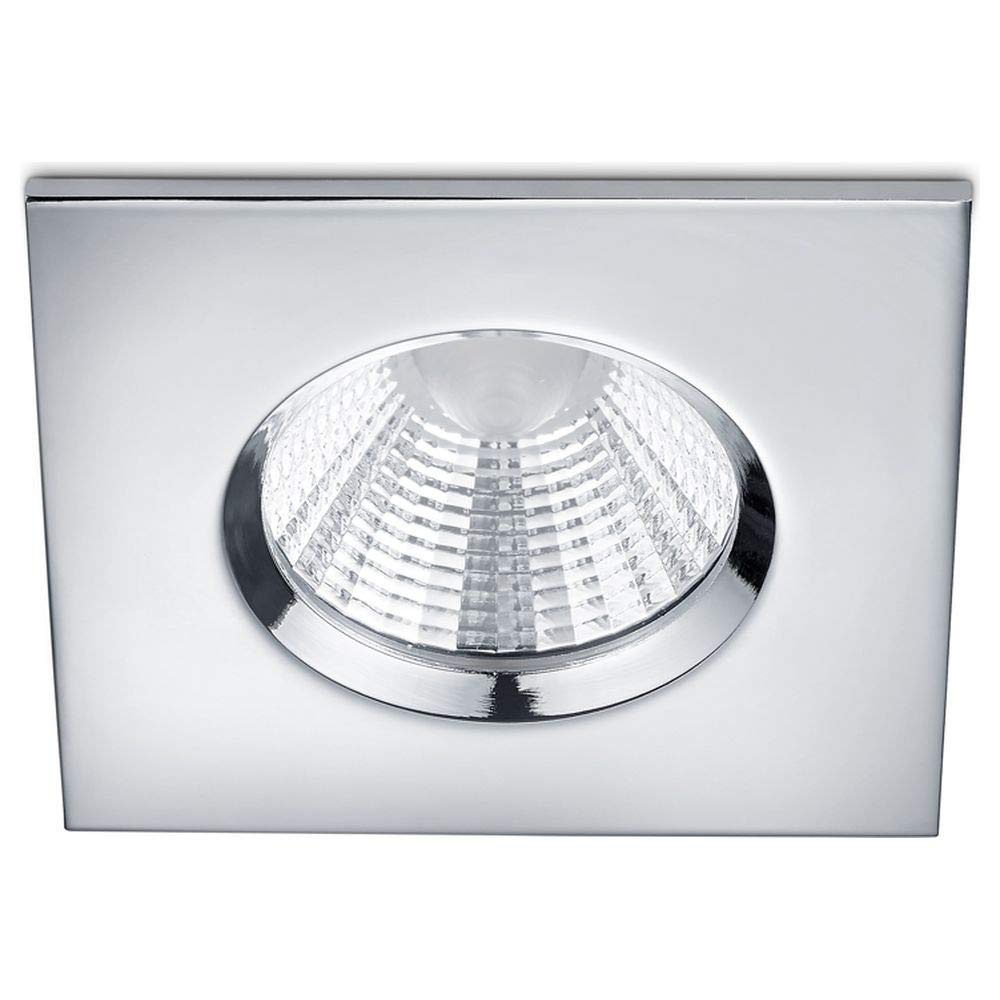 Trio Leuchten Zagros 650610106 LED Recessed Lights Metal Chrome with 1x 5.5 Watt LED
