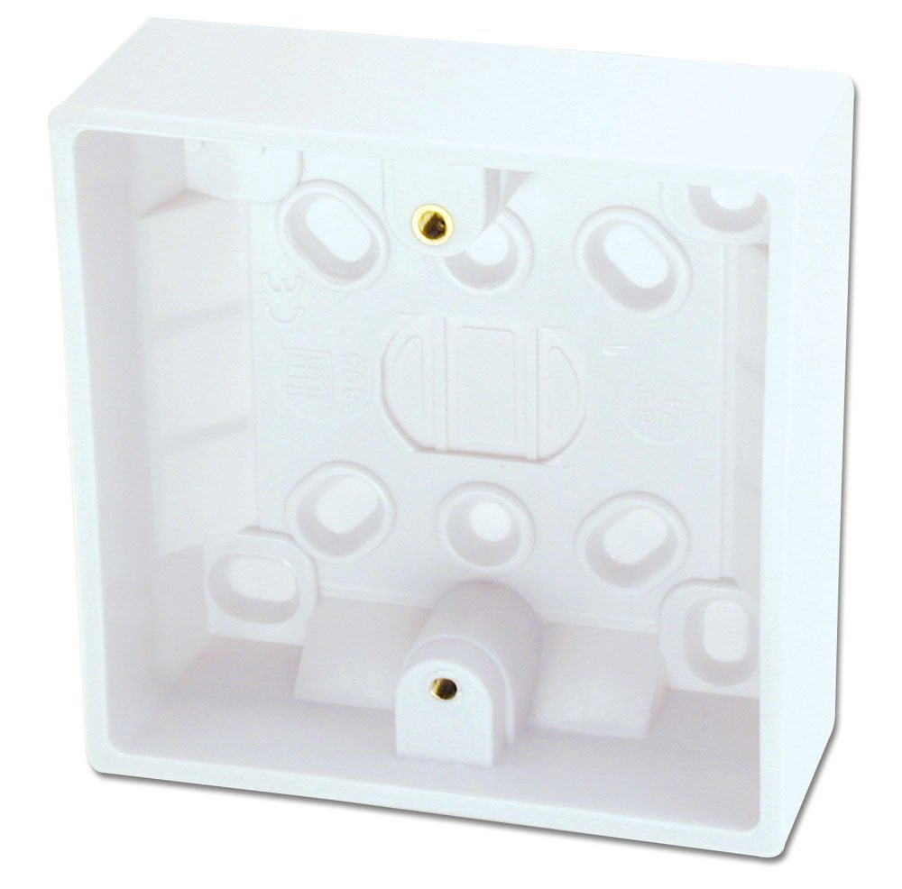 LINDY Surface Pattress Box Single Depth 32mm