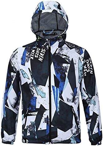 Jerald Logan White Trench Coat Men Unique Print Full Sleeve Thin Polyester Coat Men Overcoat Plus Size Waterproof Jacket Gf011 M