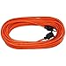 Otimo 50 Ft 16/3 SJTW Orange, Outdoor Extension Cord - 3 Prong Ground Plug, 13A 1625W, Water & Weather Resistant, Flame Retardant