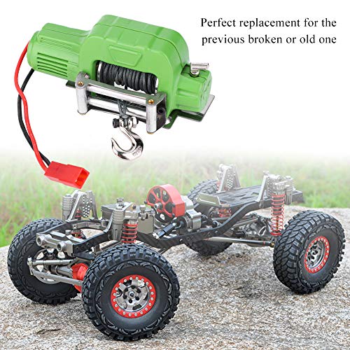 RC Seilwinde, 1/10 RC Modellfahrzeug Crawler Car Simulation Metall Elektrische Seilwinde 90046 D90 1/10 RC Klettern Auto… – Bild 7