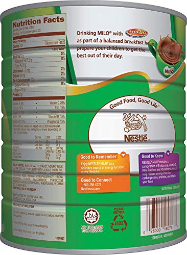 Nestle Milo Chocolate Malt Beverage Mix Jumbo 3.3 Pound Can (1.5kg) (Limited Edition)