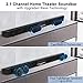 Upgrade 2.1 Stereo Soundbar for TV, Built-in Subwoofer and 4 Full Range Speakers, 34 Inch Home Theater Sound Bar Speaker with Optical/Aux/RCA Cable Remote 60W by Geoyeaothumb 2