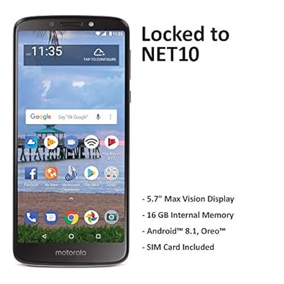 Net10 Motorola Moto e5 4G LTE Prepaid Smartphone