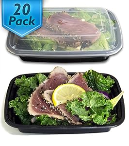 Image of [20 Pack] 32 Oz. Meal Prep Containers BPA Free Portion Control Bento Boxes