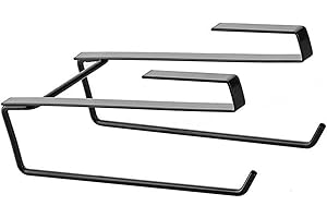 CFTGIW Under Cabinet Paper Towel Holder Dual Hanging Rack Multifunction Metal Kitchen Paper Towel Holder for for Easy Under I