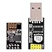 IZOKEE ESP8266 ESP-01 Serial WiFi Wireless Transceiver Module with USB to ESP8266 Adapter for Arduino Raspberry Pi (ESP-01 + USB)