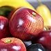 SENREAL Artificial Apples 6Pcs Fake Apples Red Realistic Plastic Apples Real Size Artificial Fruit for Home Kitchen Party Wedding Decoration Photography Prop