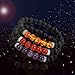 Casoty 7 Chakras Bracelet Set of 7 - Volcano Lava Rock Natural Stone Beads Healing Yoga Bracelets