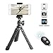 DOKRO iPhone Tripod Flexible with Wrappable Legs, Quick Release Plate (Universal Clip and Bluetooth Wireless Remote Included) for iPhone, Camera, DSLR, GoPro (Black)