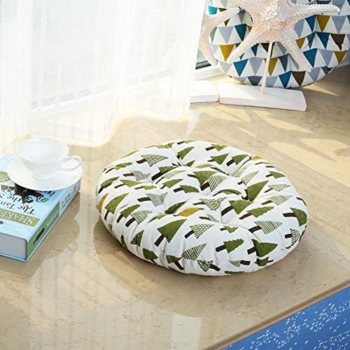 XMZDDZ Thicken Round Chair Cushion,Tatami Office Chair Cushion Chair Pads Floor Mat Seat Cushion for Garden Living Room Pads-F diameter58cm(23inch)