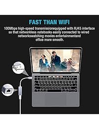 Highwings   Adaptador USB 2.0 a Ethernet, cable adaptador Ethernet a USB, compatible con Ethernet 10 100 Mbps MacBook Pro 2018,Mac OS 10.13, Dell XPS 13 15, Windows 10 8 7 XP más   gris