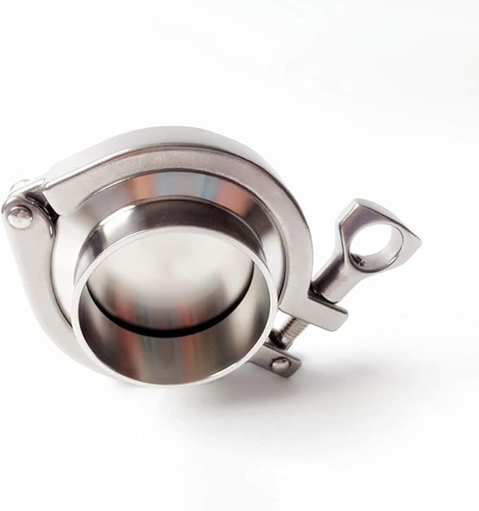 Pipe Fitting End Cap Set 159mm Pipe OD x 6" Tri Clamp 183mm Ferrule OD