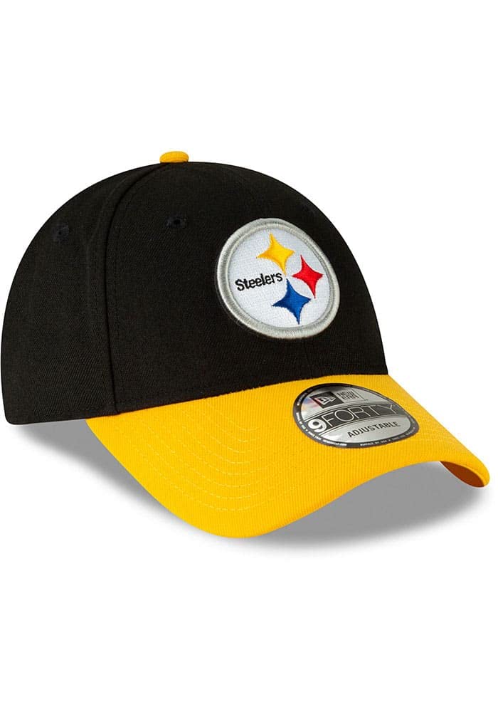 New Era NFL The League 9FORTY Adjustable Hat Cap One Size Fits All (Pittsburgh Steelers Alternate)