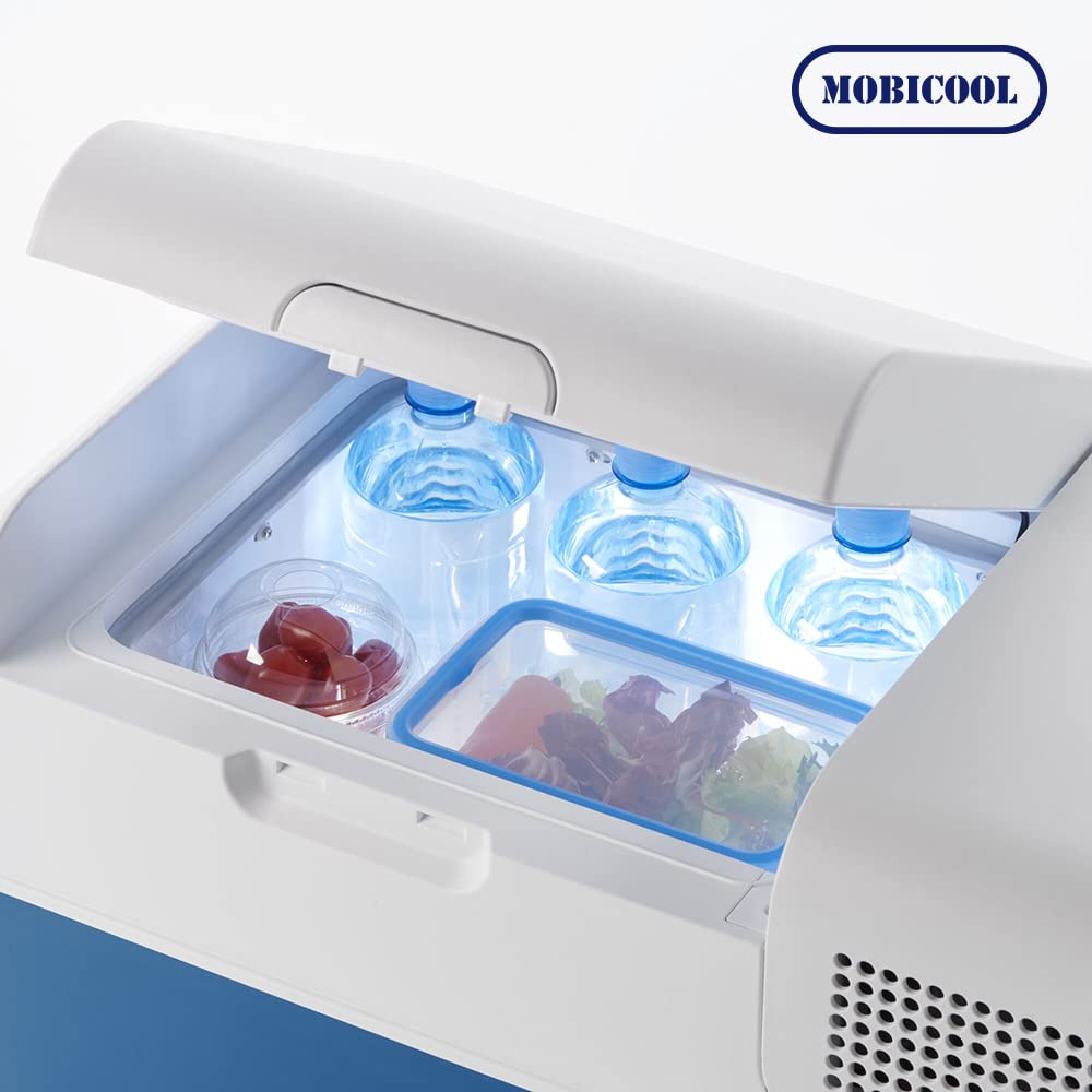 MOBICOOL MCF32, elektrische Kompressor-Kühlbox, 31 l, 12/24/230 V, Mini-Kühlschrank für Auto, Lkw, Boot, Reisemobil und Steckdose 4