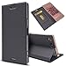 Cavor for Sony Xperia XZ Premium Case, Cavor Classic PU Leather Wallet Case Slim Folio Book Cover with Credit Card Slots, Cash Pocket, Stand Holder, Magnet Closure for Xperia XZ Premium (5.5