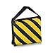 Neewer 8 Pack Dual Handle Sandbag, Black/Yellow Saddlebag for Photography Studio Video Stage Film Light Stands Boom Arms Tripods