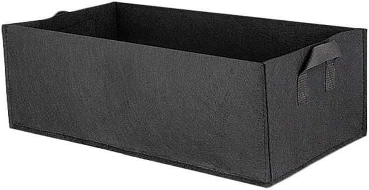 Rectangle Planting Bag Non-Woven Aeration Fabric Pots with Handles Garden Grow Bags Planter Pouch Root Container Plant Growing Pot for Flowers Vegetables