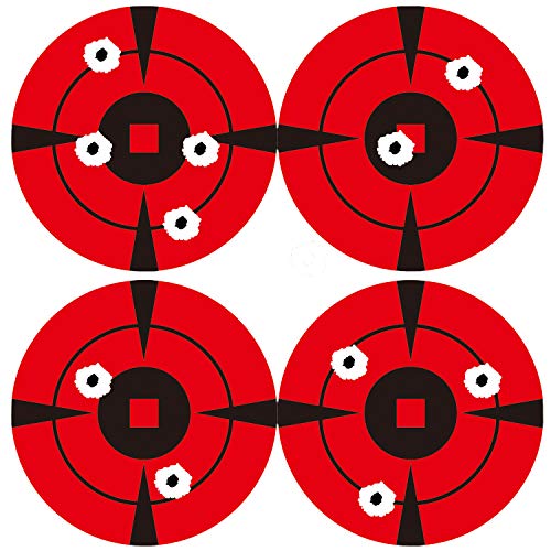 MEMX Reactive Shooting Targets, 4 Inch 200 Sheets Premium SelfAdhesive