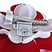 Sara Monica: Flower Hair Clip and Brooch Pin: Patriot Rose: Made in USA