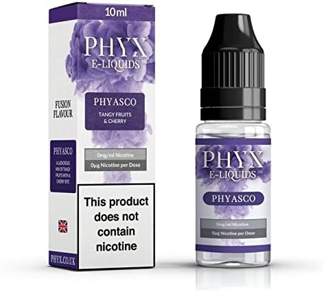 Phyx 70:30 VG/PG Shortfill E-Liquid TPD Compliant No Nicotine 10ml Bottle Boost (Tangy Fruits & Cherry)