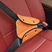 VTurboWay Seat Belt Adjuster for Kids, 2 Pack Seat Belt Positioner Child Seatbelt Adjuster Seat Belts Protection and Safety for Kids (Orange & Blue)