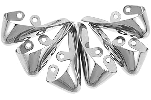 DRESSOOS 6pcs Toe Caps for Shoes - Golden Metal Shoe Tip Cover - High Heel Toe Caps - High Heel Pointed Tip Covers for Women 