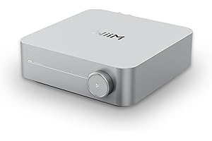 WiiM Amp: Multiroom Streaming Amplifier | Compatible with AirPlay, Google Cast, Alexa | HDMI, Voice Control | Stream from Spo