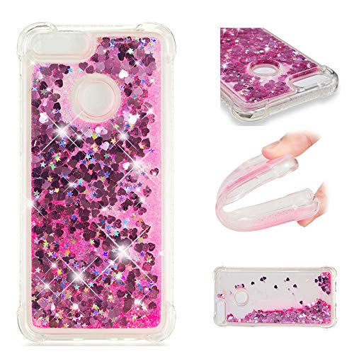Luckyandery Huawei P Smart TPU Cover, Silicone Anti-Scratch Shockproof Bumper Cover Case for Huawei P Smart