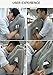 SmartDer Inflatable Travel Pillow, Airplane Pillow, Neck Pillow for Airplane Travel, Travel Pillows for Airplanes & Office Napping with Head & Neck Support (Grey)