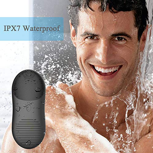 Sonic Facial Cleansing BrushSilicone Face Scrubber Brush & Massager