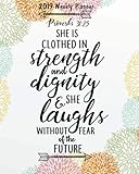 2019 Weekly Planner: Bible Quote Weekly Daily Monthly Planner 2019, 8