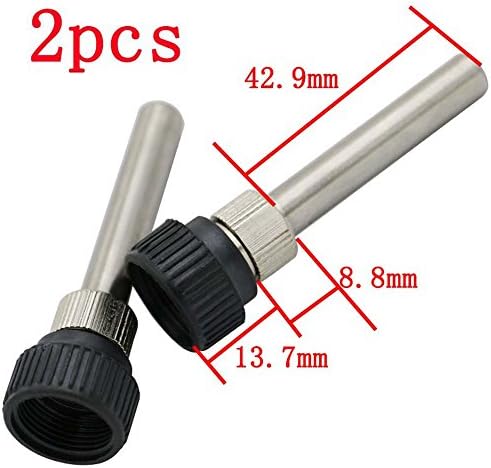 2PCS Soldering Station Iron Handle Accessories for 852D 936 937D 898D 907/ESD Iron head cannula Iron tip bushing