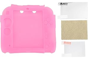 Ejoyous 2DS Soft Silicone Case, Compatible with Ninten do 2DS Protective Case Anti Slip Shockproof Case Cover, for Ninten do 