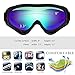 Ski Goggles SiFREE UV400 Protective with Windproof Dustproof Anti-shock Anti-Glare Lenses Skate Glasses for Ice-Skate Snowboard Snowmobile Bicycle Motorcycle