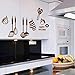 PHOTNO DIY Removable Happy Kitchen Wall Decal Vinyl Home Decor Wall Stickers New