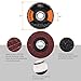 4-1/2” X 7/8” Flap Disc 80 Grit 10-Pack, Premium Aluminum Oxide Flap Wheel, Type 27 for Grinding, Sanding and Finishing - Passed Strict MPA EN13743 Test, PAFD1A