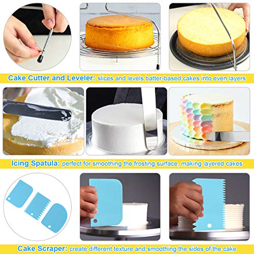 image for TOPNEW 114 Pieces Cake Decorating Supplies Kit for Beginners, Cupcake 
