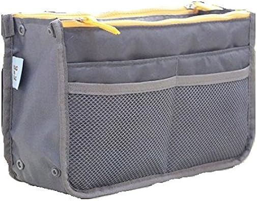 Amazon バッグインバッグ カラー グレー コスメ 携帯 手帳 財布などをキレイに収納 かばんの中の整理ができる インナーバッグ ポーチ 男女共用 シューズ バッグ