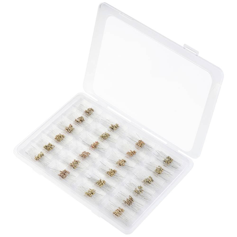 TRU Components TC-10358328 Carbon Film Resistor Assortment Axial Leaded 0207 5% 1 Set