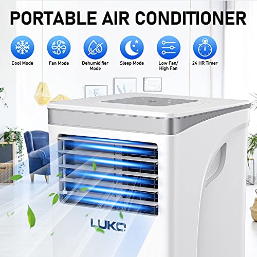 LUKO Portable Air Conditioner AC Unit 10000 BTU,Cooler, Dehumidifier