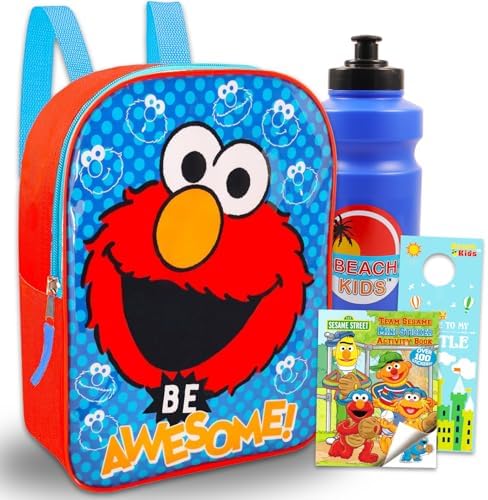 elmo sesame street mini backpack toddler Amazon.com | AI ACCESSORY INNOVATIONS Sesame Street Fun Interactive Backpack  Mini Backpack For Kids, Boys & Girls Learning Pre School School Bag, 12”