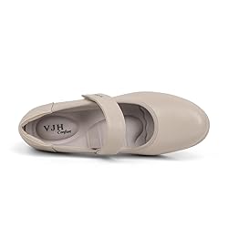 VJH confort Women's Mary Jane Pumps Low Block