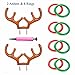 HANTAJANSS Ring Toss Game Reindeer Antler Inflatable Toys Summer Party Beach Pool Kids Water Game 2 Sets