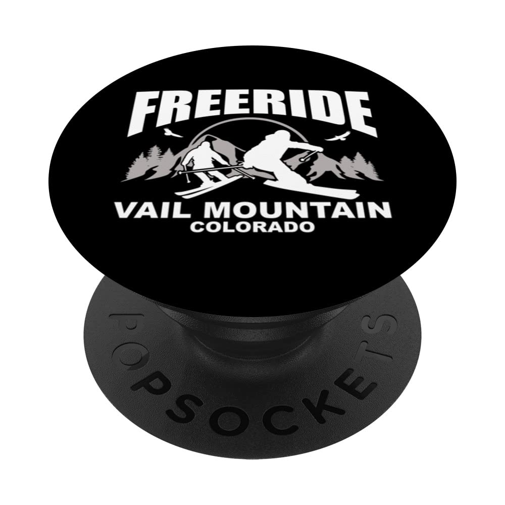 Freeride Skiing Vail Mountain Colorado PopSockets Swappable PopGrip