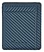 Travelambo RFID Front Pocket Minimalist Slim Wallet Genuine Leather Small Size (carbon fiber texture blue)carbon fiber texture gray