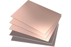 通用 Aoje-Link Single Side Copper Clad PCB Laminate Circuit Board, FR-4 Glass Fiber, 150 x 100 x 2mm, 5pcs