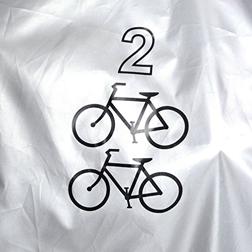 Maveek for 2 Bike Cycle Bicycle Rain Waterproof Cover All Weather Dust Resistant UV Protection