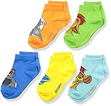 Disney Boys' Little Boys' 5-Pack Lion Guard Socks, Assorted, 5-6.5