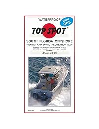 parte superior Spot N210 sur de Florida La pesca submarina Mapa